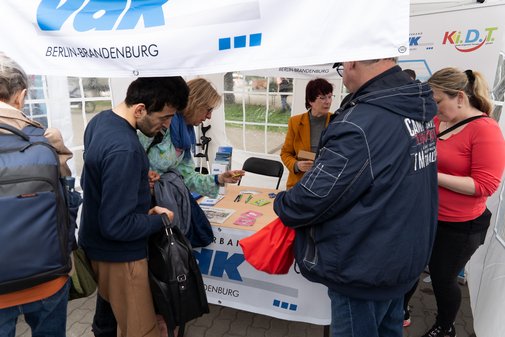 VdK Infostand beim Roten Rathaus
