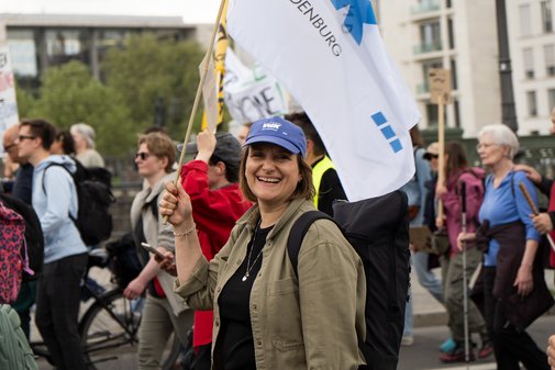 VdK-Teilnehmende auf der Demo