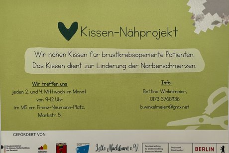 Lette Nachbarn e.V. Infozettel Informationszettel /-bild über Verein Lette Nachbarn