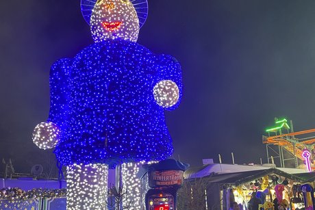 Viele bunte Lichter .